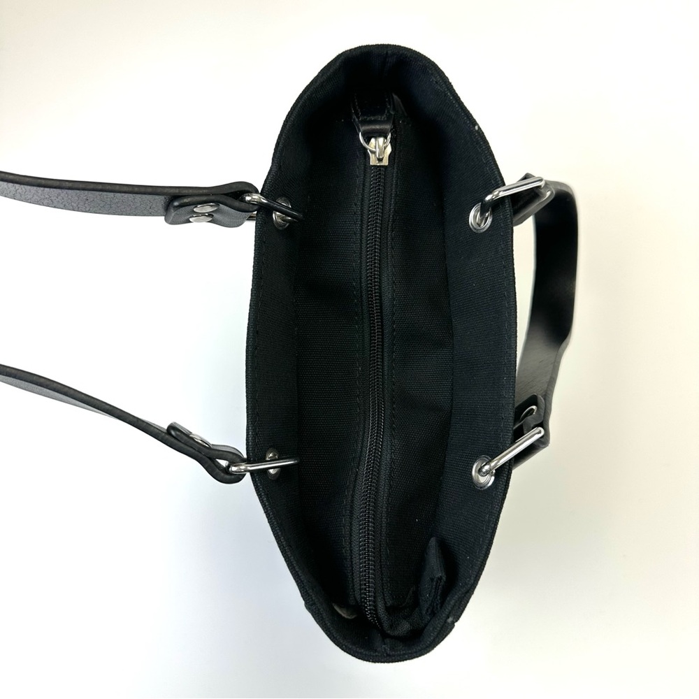 Harrods Scottie Dog Mini Tote canvas double handle zip top Knightsbridge bag - Picture 11 of 12